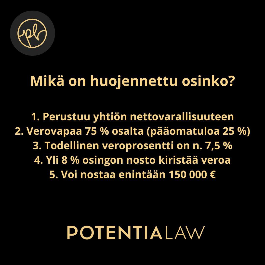 Mikä on huojennettu osinko