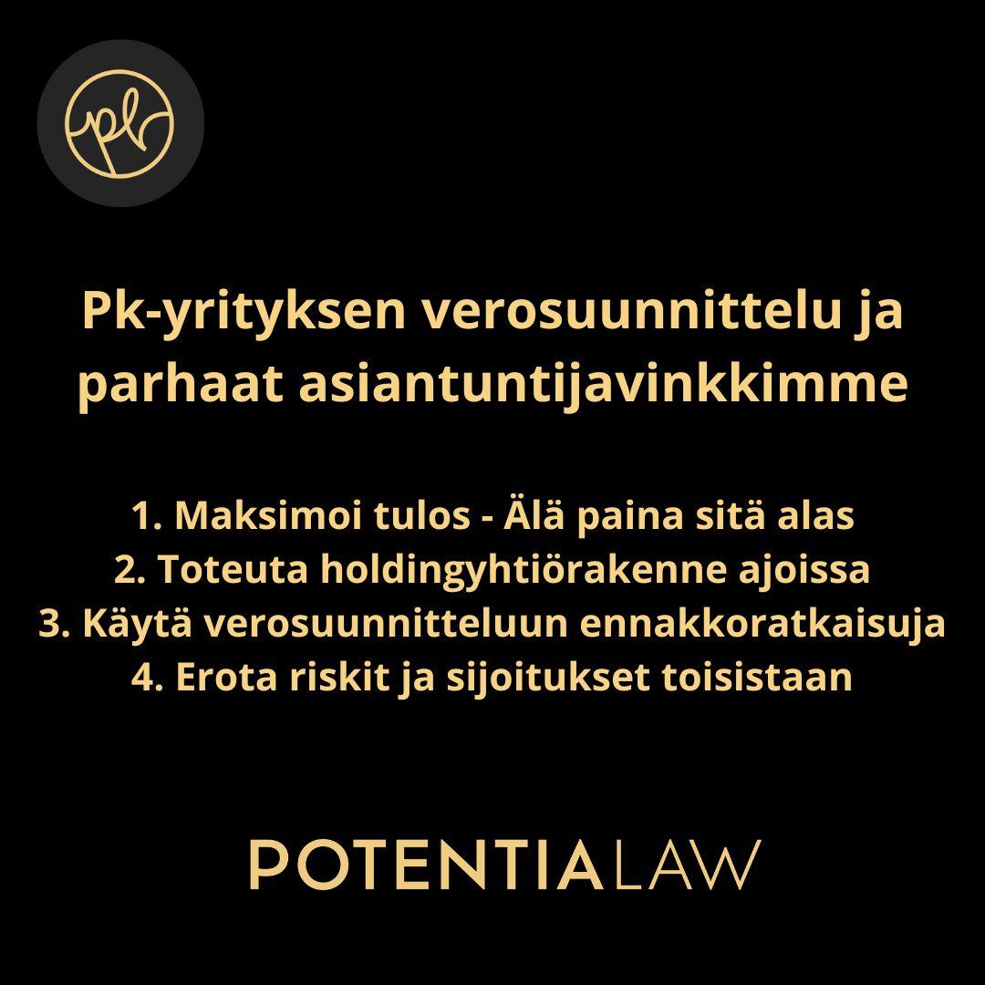 pk-yrityksen verosuunnittelu ja parhaat asiantuntijavinkit